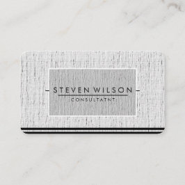 Elegante Berufliche moderne, subtile Schlichte Wäs Visitenkarte