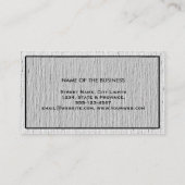 Elegante Berufliche moderne, subtile Schlichte Wäs Visitenkarte (Rückseite)