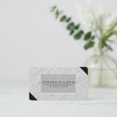 Elegante Berufliche moderne, subtile Schlichte Wäs Visitenkarte (Stehend Vorderseite)
