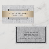 Elegante Berufliche moderne, subtile Schlichte Wäs Visitenkarte (Vorne/Hinten)