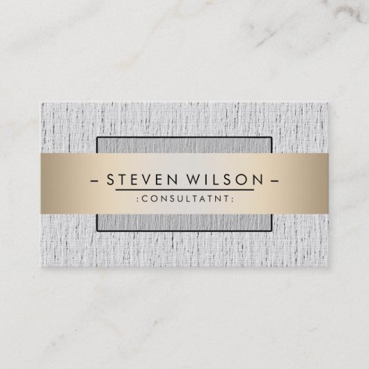 Elegante Berufliche moderne, subtile Schlichte Wäs Visitenkarte (Vorderseite)