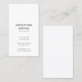 Elegante Berufliche moderne Vorlage Vertikal Visitenkarte (Vorne/Hinten)