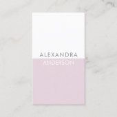 Elegante Berufliche Monogramm-Minimal Visitenkarte (Vorderseite)