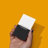 Elegante Berufliche Monogramm-Minimal Visitenkarte