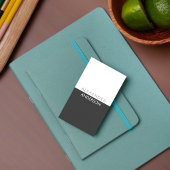 Elegante Berufliche Monogramm-Minimal Visitenkarte