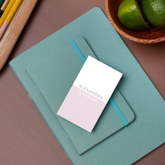 Elegante Berufliche Monogramm-Minimal Visitenkarte