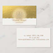 Elegante Berufliche, schicke Imitate Visitenkarte (Vorne/Hinten)