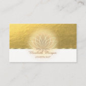 Elegante Berufliche, schicke Imitate Visitenkarte (Vorderseite)