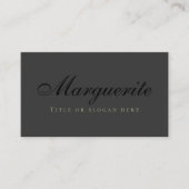 Elegante Berufliche Social Media Visitenkarte (Vorderseite)