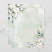 Elegante Berufliche Stationery (Vorne/Hinten)