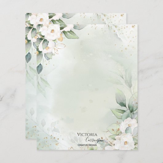 Elegante Berufliche Stationery (Vorne/Hinten)