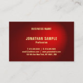 Elegante Berufliche, stilvolle Red Damask Vorlage Visitenkarte (Rückseite)