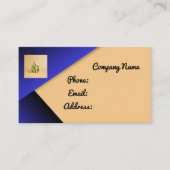 Elegante Berufliche Visitenkarte - Anpassbar (Vorderseite)