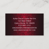 Elegante Berufliche Visitenkarten Visitenkarte (Rückseite)