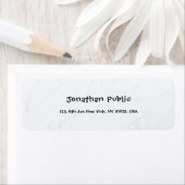 Elegante Berufliche Vorlage aus weißem Marmor (Insitu)