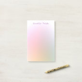 Elegante Berufliche Vorlage Moderne Post-it Klebezettel (Auf Schreibtisch)