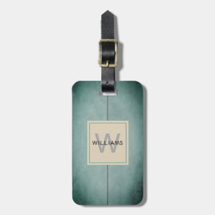 Elegante Beschaffenheits-blaues dunkelgraues Gepäckanhänger