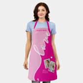 Elegante Best MAMA Personalisiertes Foto Schürze (Getragen)