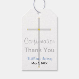 Elegante Bestätigung Danke für Ihr Silver Cross Bl Geschenkanhänger