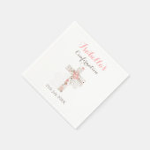 Elegante Bestätigung des Blumenkreuzes Serviette (Ecke)