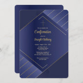 Elegante Bestätigung Einladung (Vorne/Hinten)