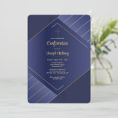 Elegante Bestätigung Einladung (Stehend Vorderseite)