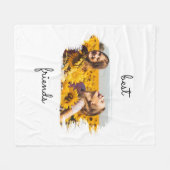 Elegante BESTE FREUNDIN Die besten Freunde für imm Fleecedecke (Vorderseite (Horizontal))