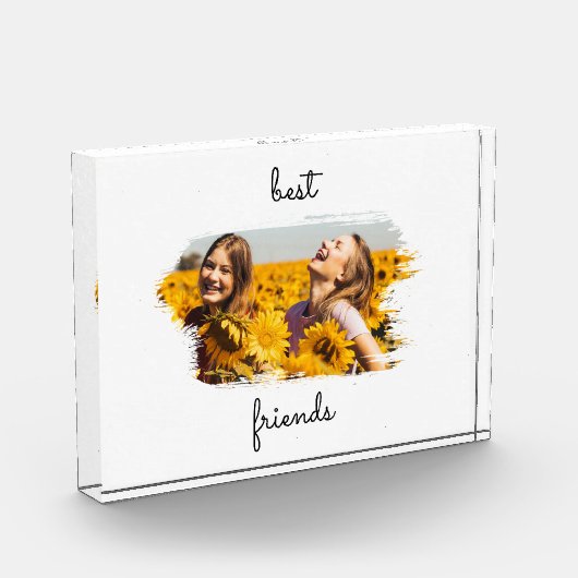 Elegante BESTE FREUNDIN Die besten Freunde für imm Fotoblock (Links)