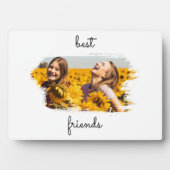 Elegante BESTE FREUNDIN Die besten Freunde für imm Fotoplatte (Vorderseite)
