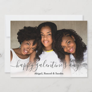 Elegante beste Freundinnen Galentine's Day Bestie Feiertagskarte