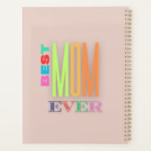 Elegante Beste Mama je personalisieren Foto Planer (Rückseite)