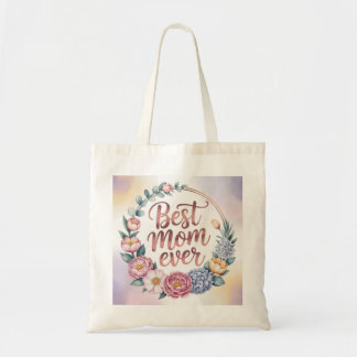 Elegante Beste-Mutter-aller-Zeiten-Wasserfarbe zum Tragetasche