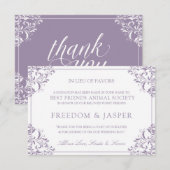 Elegante Bevorzugungs-Spende kardiert | Nadine Dankeskarte (Vorne/Hinten)