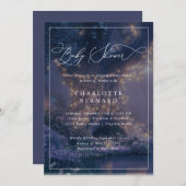 Elegante Bezauberung Forest Baby Shower Einladung (Vorne/Hinten)