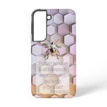 Elegante Bibel Mauve Rosa Pfirsich Waben Gold Bien