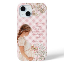 Elegante Bibel Schwangere Plaid Blumen-Schleife