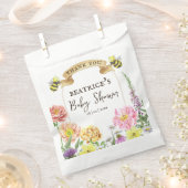 Elegante Bienen- und Wildblume-Babydusche Vielen D Geschenktütchen (Ausgeschnitten)