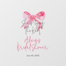 Elegante Bindung des knospenrosa Brautparty