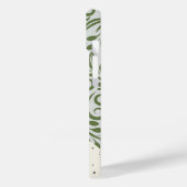 Elegante Bio Grüne Form Kunst für Geschenke Case-Mate iPhone Hülle (Rückseite / Links)