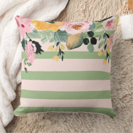 Elegante Bio Grüne Form Kunst für Geschenke Kissen