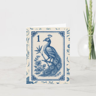 Elegante Birdy Bam Mah-Jongg-Notizkarten