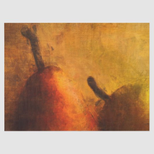 Elegante Birnen-Malerei Seidenpapier (Vorderseite)