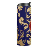 Elegante Birnen: Vintag nahtlos Thermosbecher (Nach links gedreht)