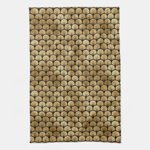 Elegante Black and Gold 1920er Jahre Art Deco Vint Geschirrtuch