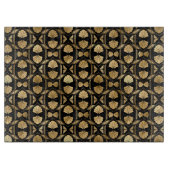 Elegante Black and Gold 1920er Jahre Art Deco Vint Schneidebrett (Vorderseite)