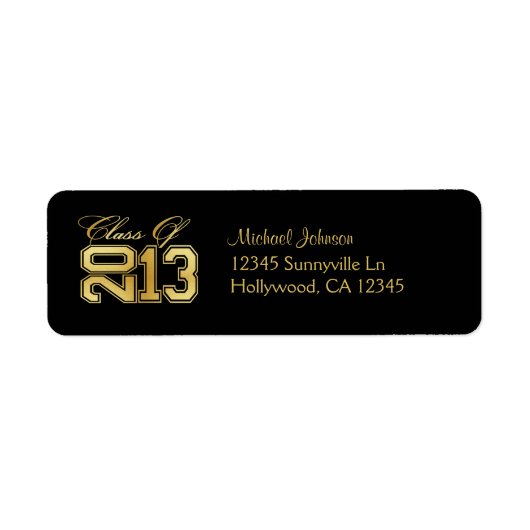 Elegante Black and Gold Class 2013 (Vorne)