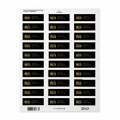 Elegante Black and Gold Class 2013 (Vorne)