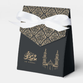Elegante Black and Gold Eid Mubarak Geschenkboxen Geschenkschachtel