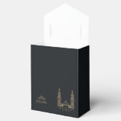 Elegante Black and Gold Ramadan Kareem Geschenkbox Geschenkschachtel (Geöffnet)