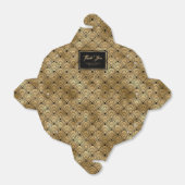 Elegante Black and Gold Seashell Scales Vielen Dan Geschenkschachtel (Ungefaltet)